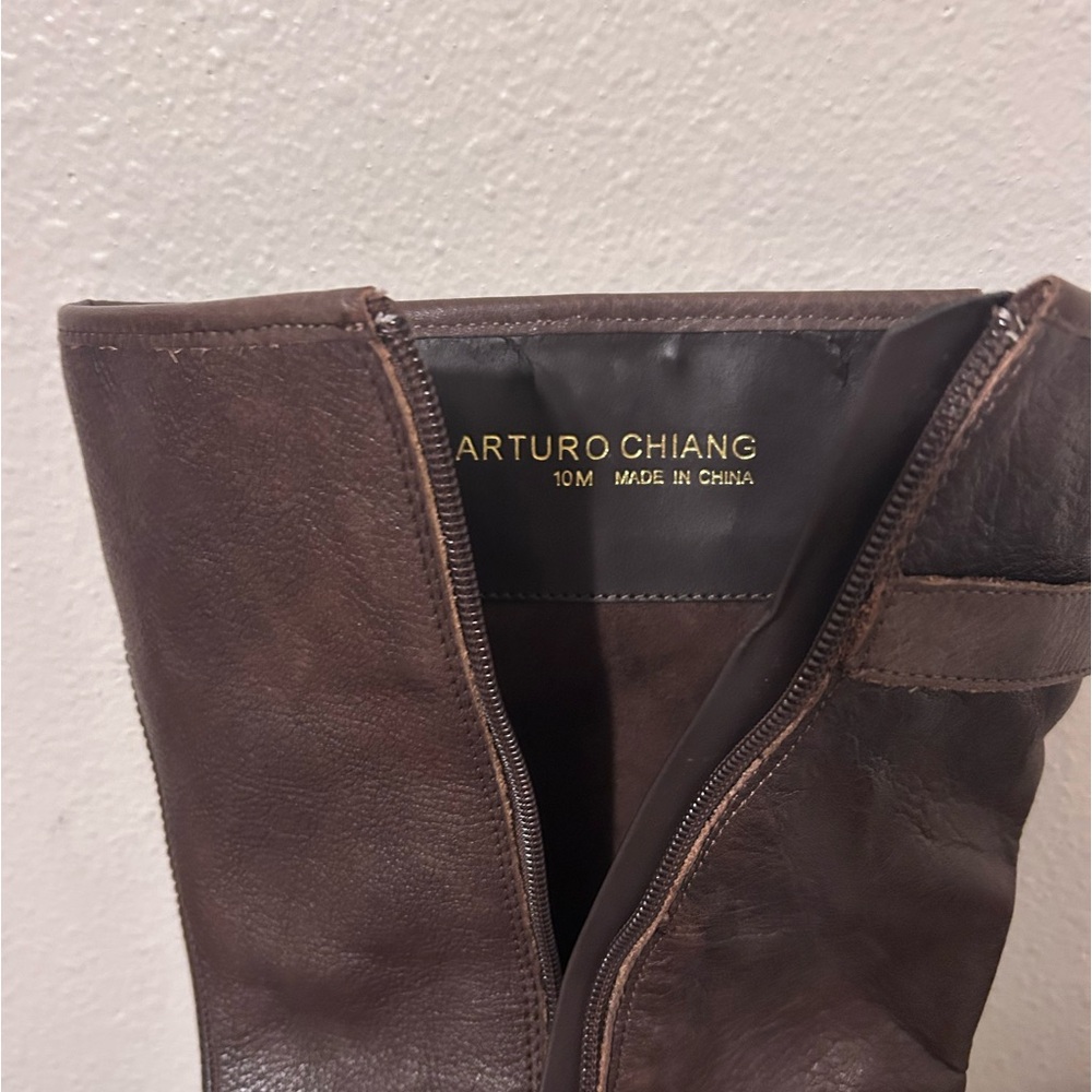 Leather Riding Boots by Arturo Chiang - Picture 6 of 6
